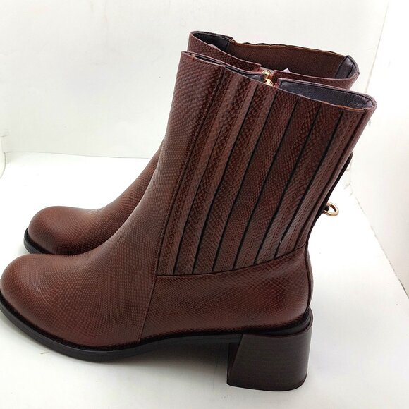 Brown Ankle Boots - Picture 4 of 15
